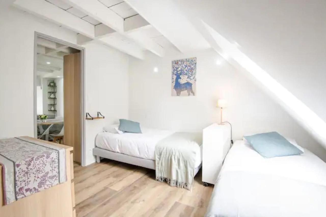 Comfortable Air-Conditioned T3 In The Heart Of Amboise With Parking Space Extérieur photo